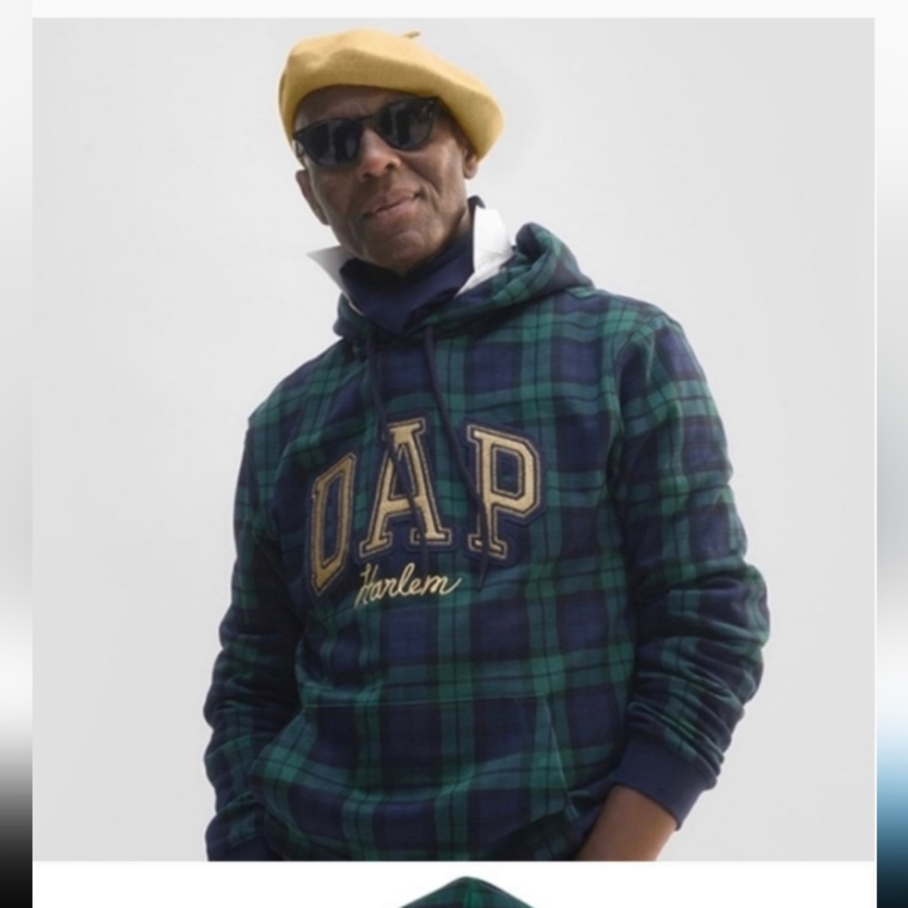 Exclusive Dapper Dan “DAP X GAP” Plaid Hoodie (Green Plaid)